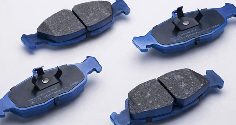 Close-up of brake and hydraulic components ready for service